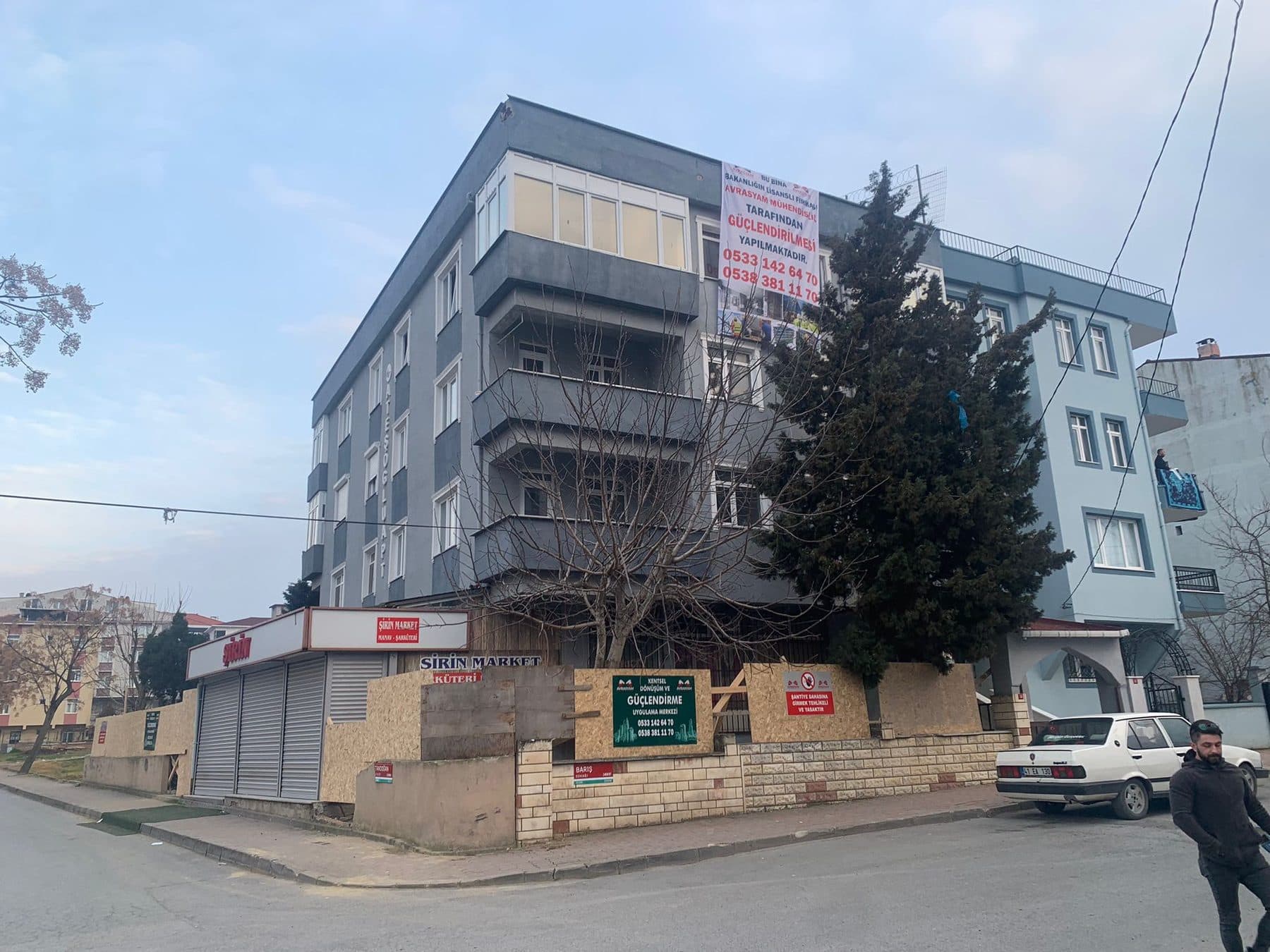 Avrasyam Mühendislik tarafından güçlendirilen bina 1