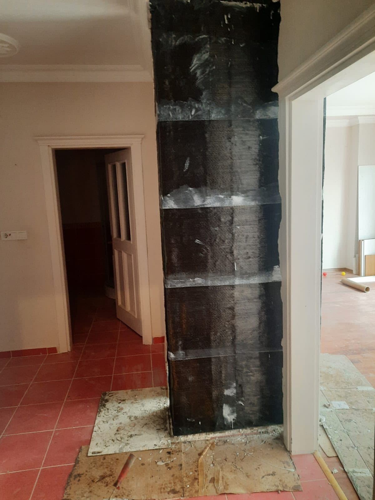 Karbonfiber güçlendirme uygulaması 16